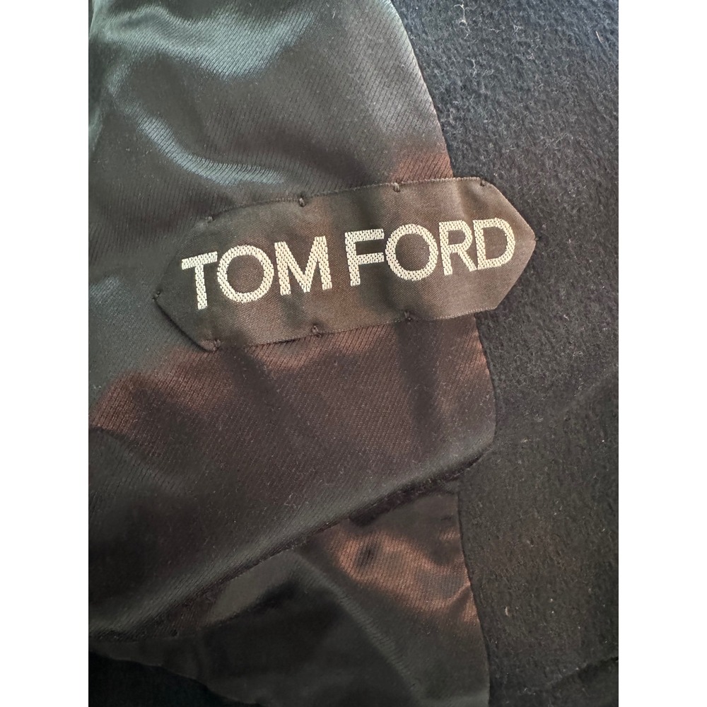 Tom Ford Midnight Blue Wool Military Cropped Jacket Gold Buttons CS1257 Size 36 - Picture 4 of 16